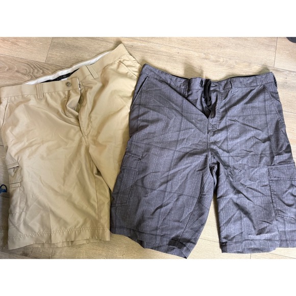 Callaway Other - Mens Shorts Bundle Callaway Golf Khaki 36 Tony Hawk Cargo Grey 38 Bundle